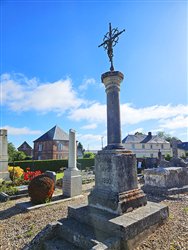 Croix de cimetière - 1890 - Bosc-Édeline